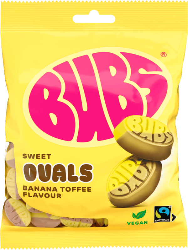 BUBS Banana Toffee OVALS 90 G