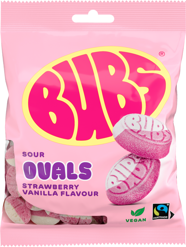 BUBS — Strawberry Vanilla OVALS 90 G