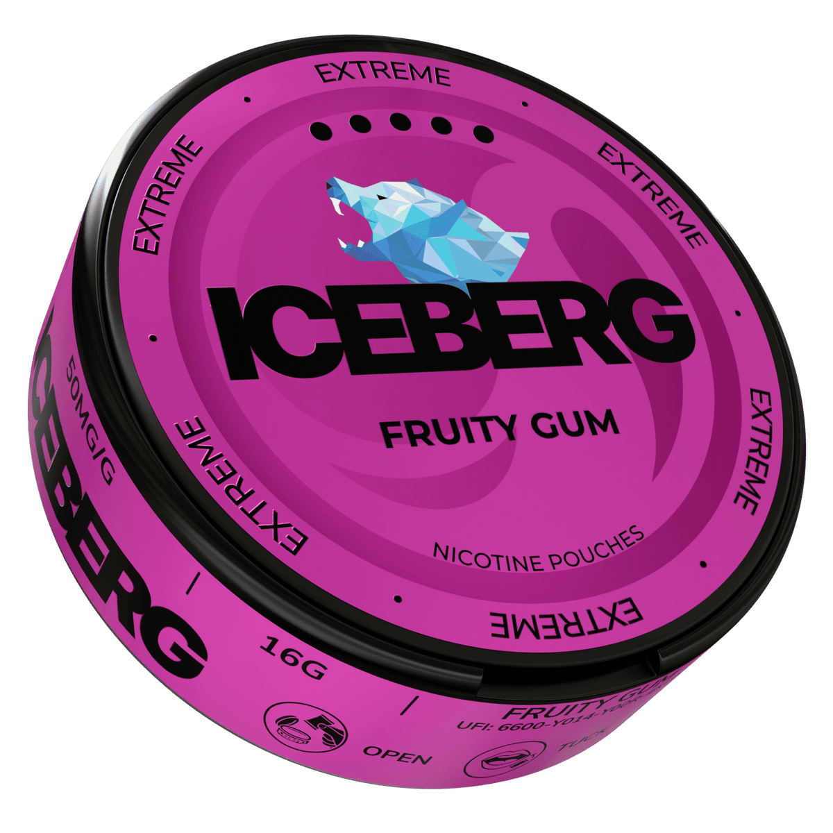 Iceberg Fruity Gum Slim Extreme Strong