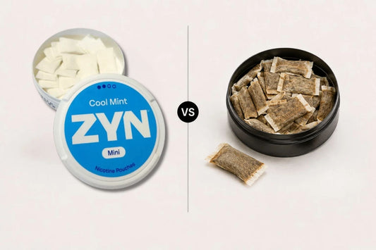 ZYN open can and can with snus