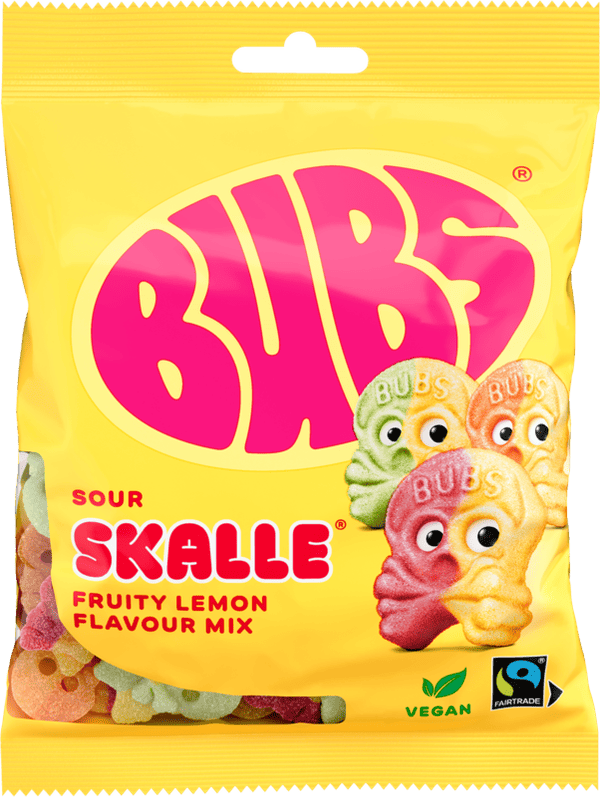 BUBS Fruity Lemon Mix SKALLE 90 G