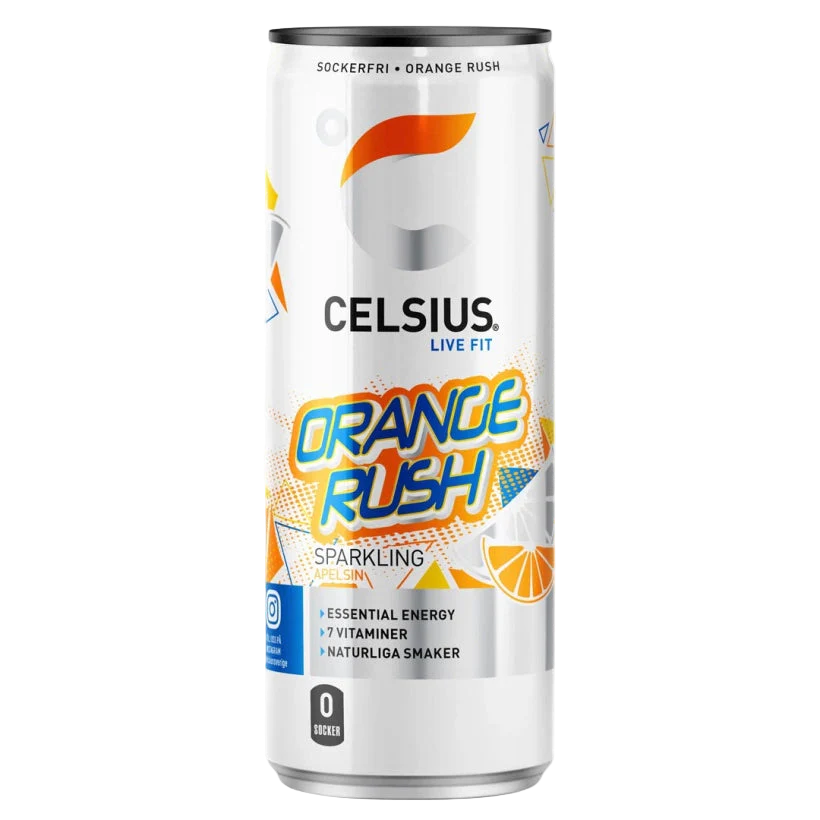 Celsius Orange Rush 