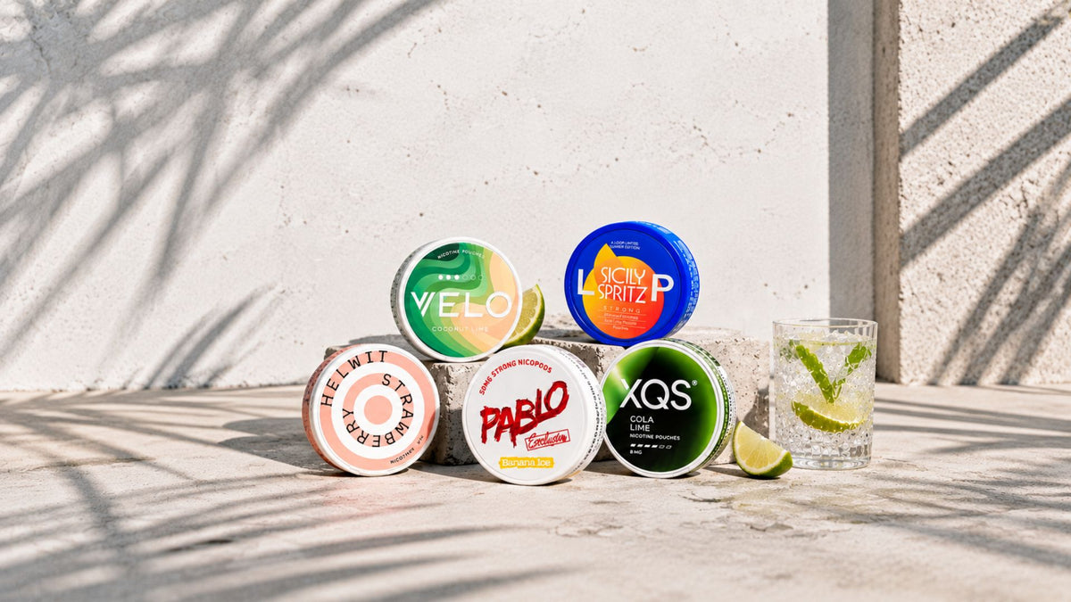 Nicotine Pouches from Pablo, Helwit, XQS, Velo, LOOP