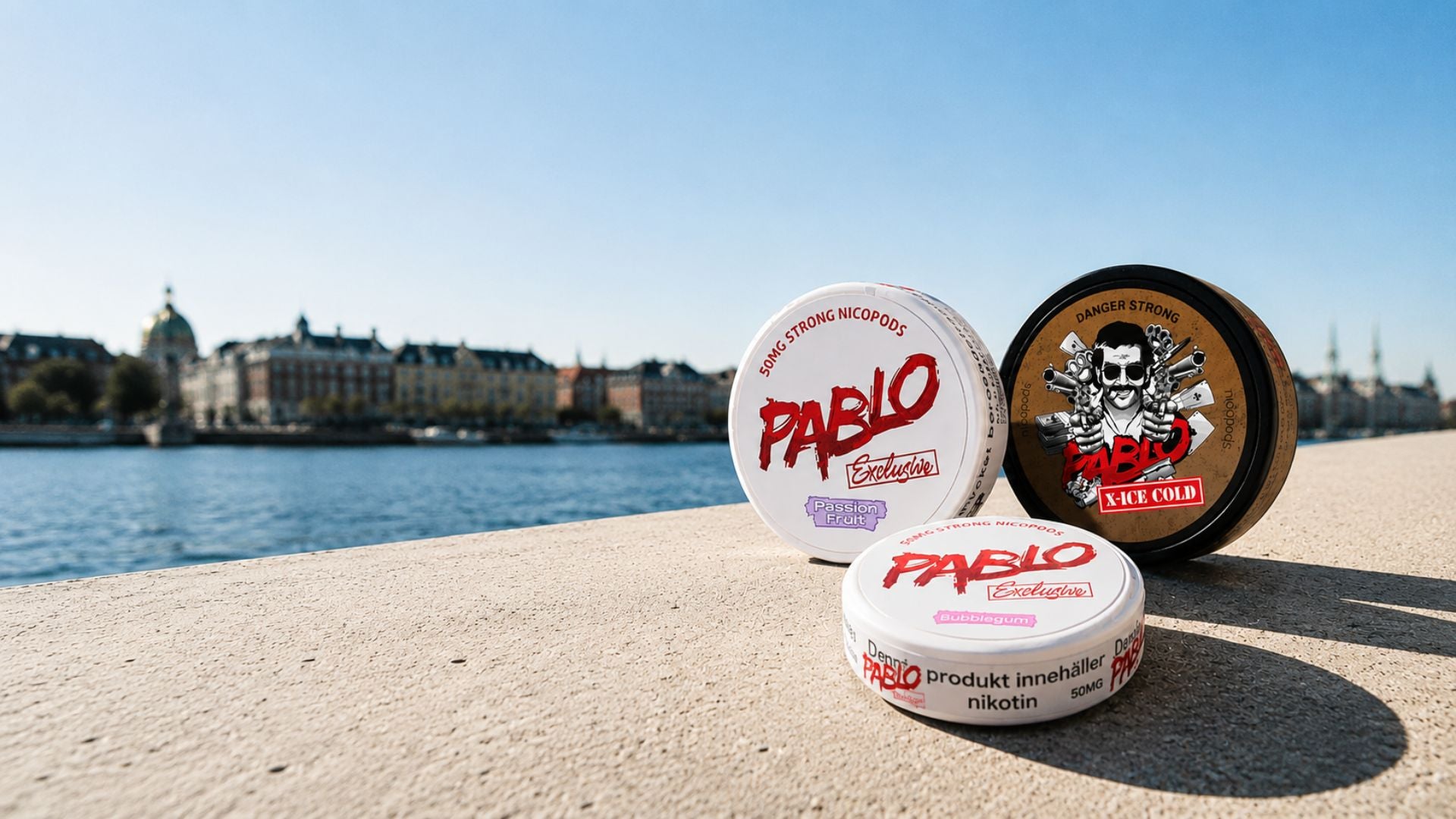 Pablo cans outside