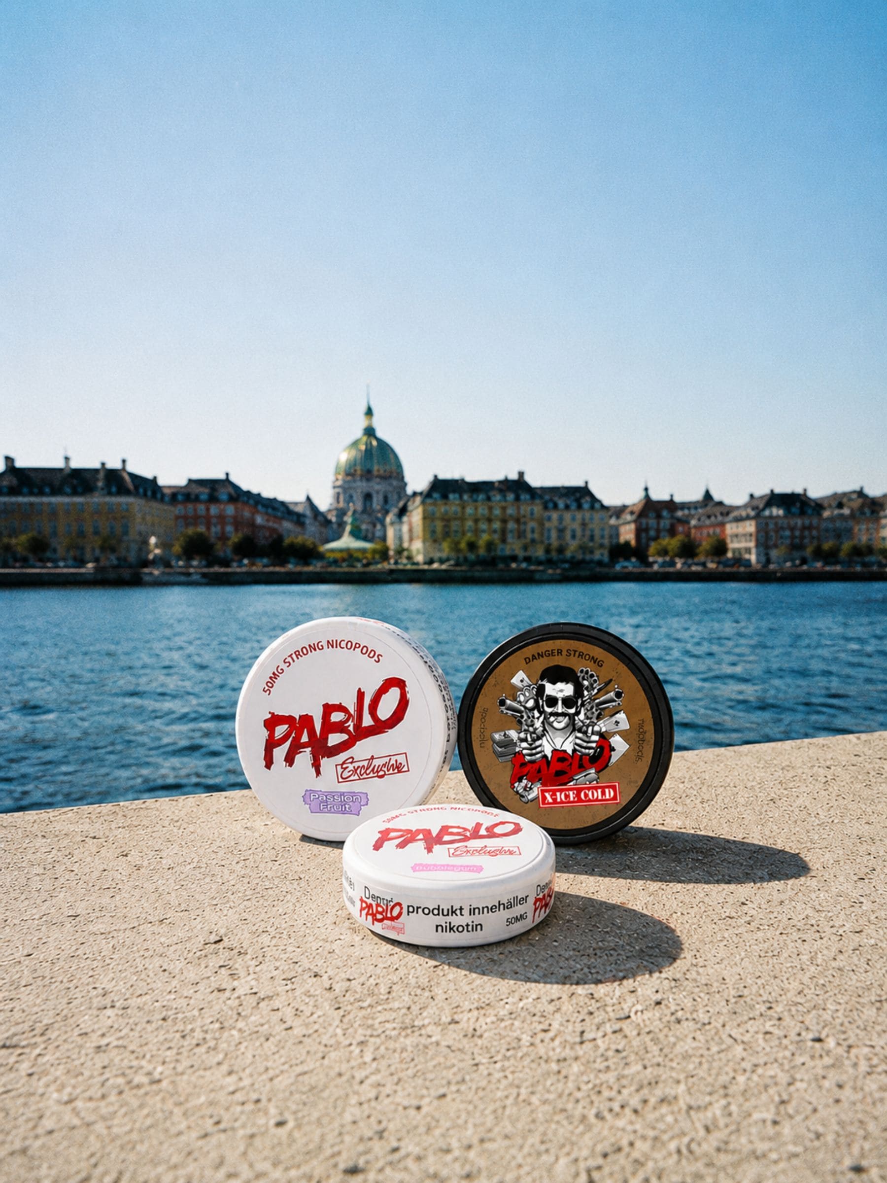 Pablo cans outside
